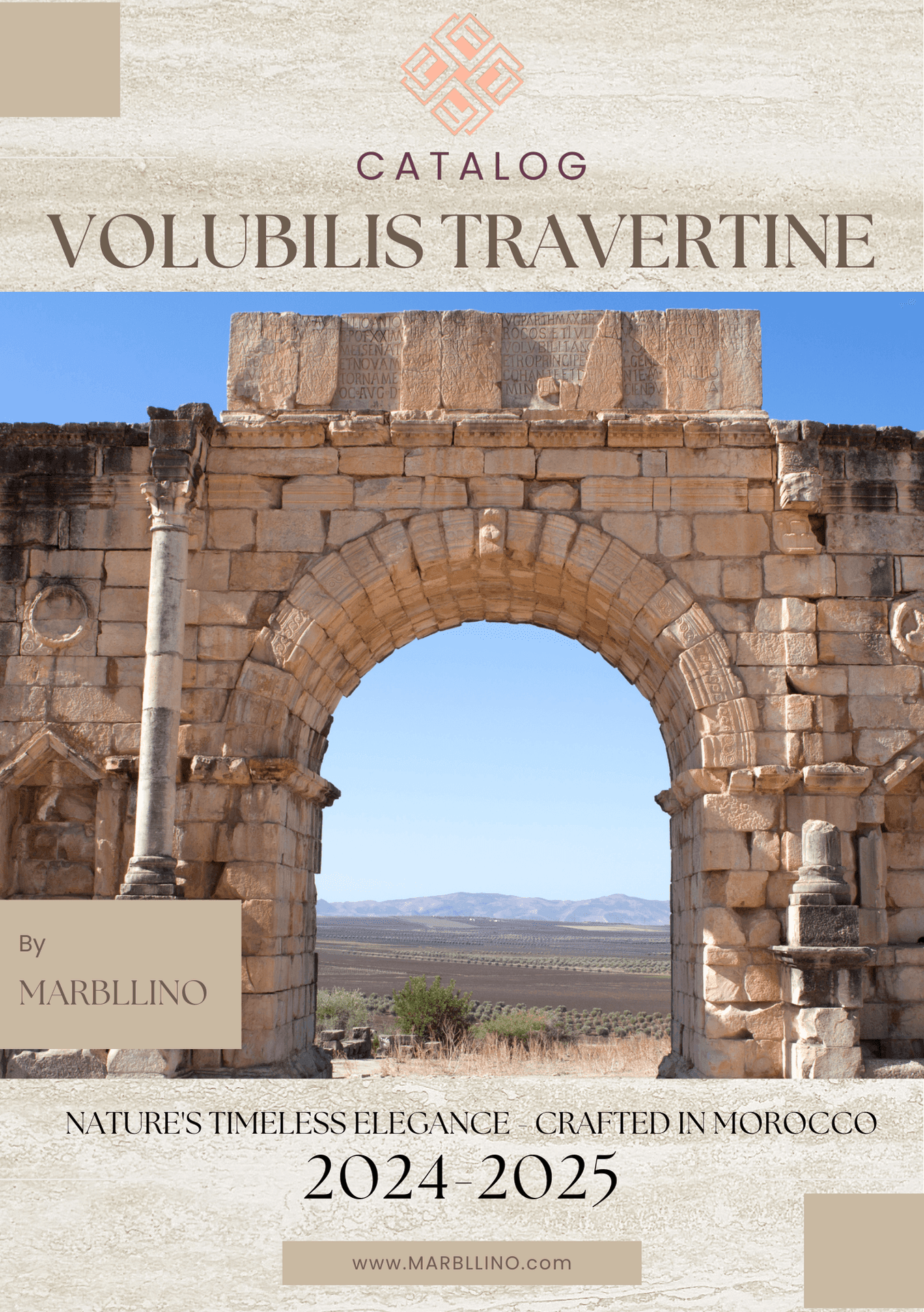 VOLUBILIS Travertine